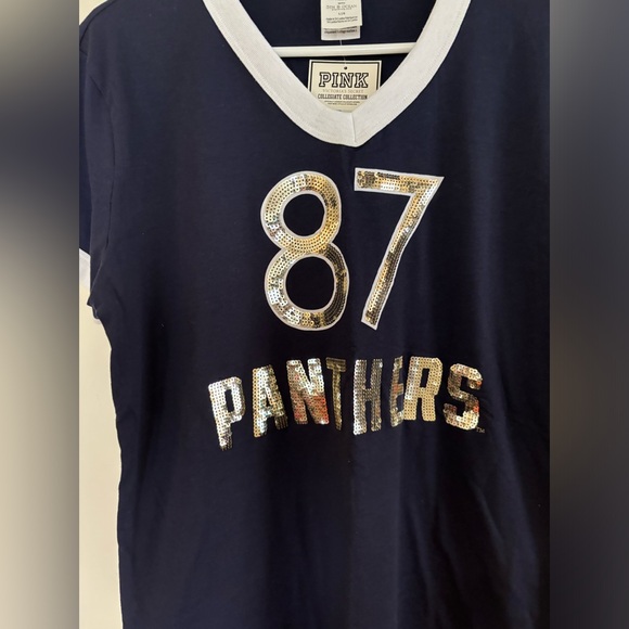 Pink Collegiate Collection Pitt Panthers Women’s Shirt L (NWT) - Picture 3 of 7